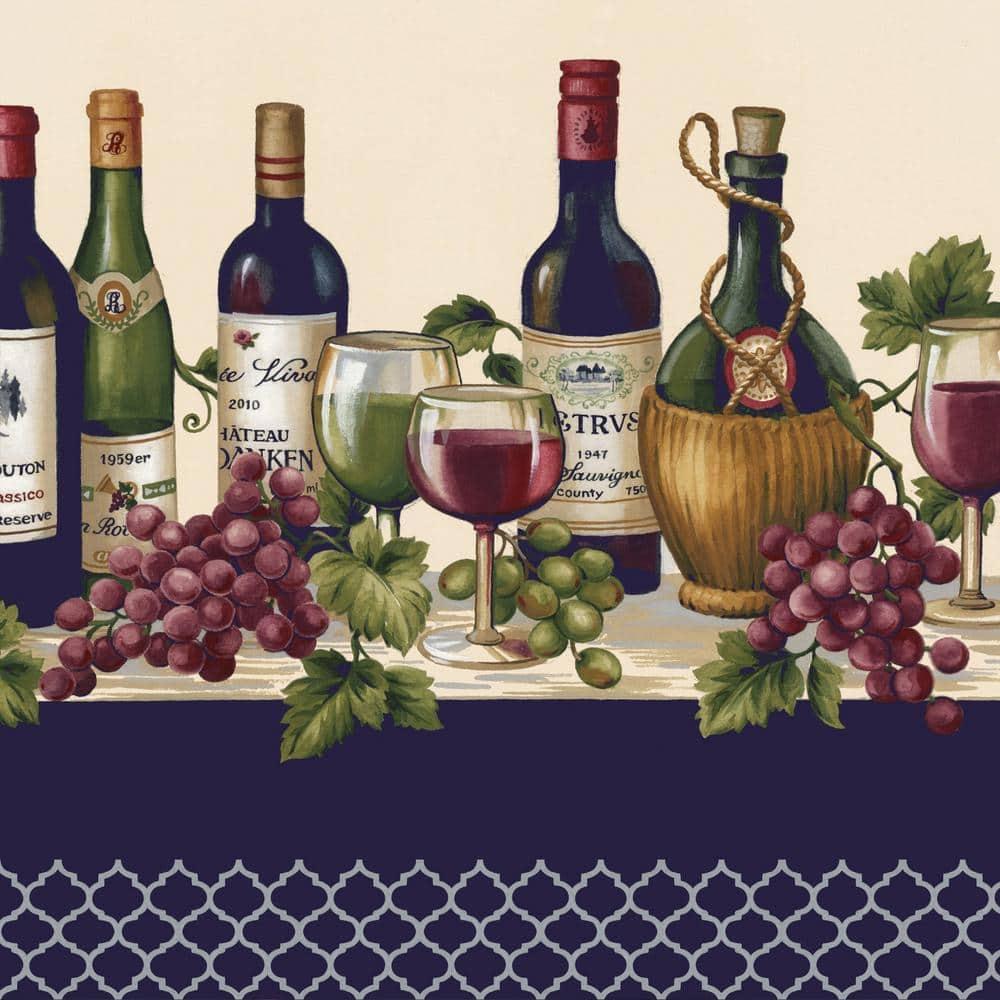 Ophelia & Co. Lange Floral Ruffled 57'' W Kitchen Curtain in Navy