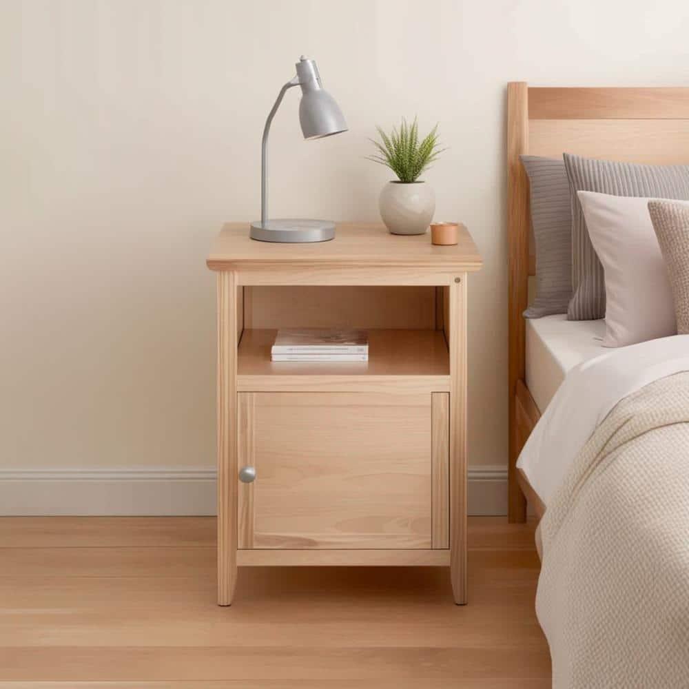 19'' W Wood Nightstand