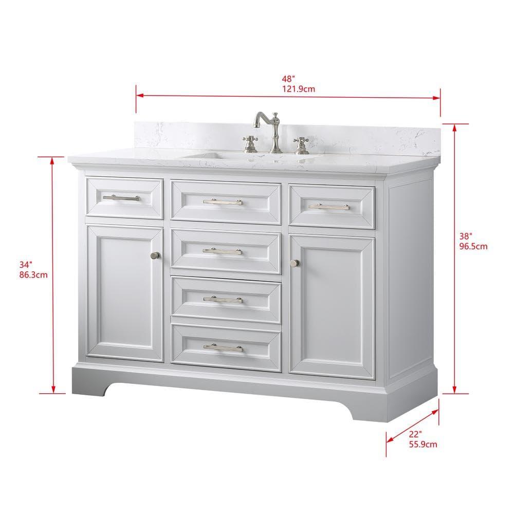 Three Posts™ Currahee 48" Single Vanity