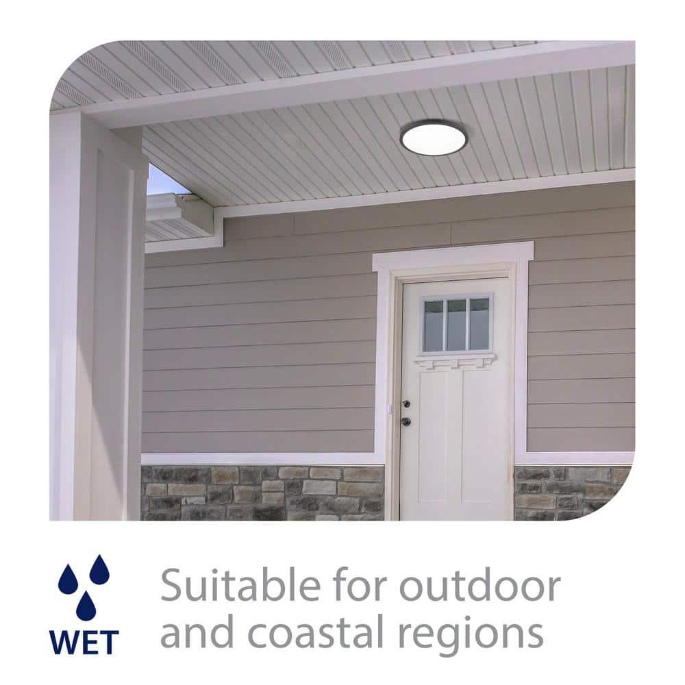 Simple Circle Dimmable LED Flush Mount Light