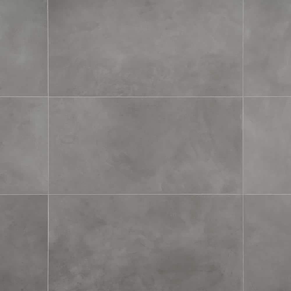 Bond Tile Ryx 15.74 in. x 31.49 in. Matte Porcelain Concrete Look Floor and Wall Tile (13.77 Sq. Ft. / Case)