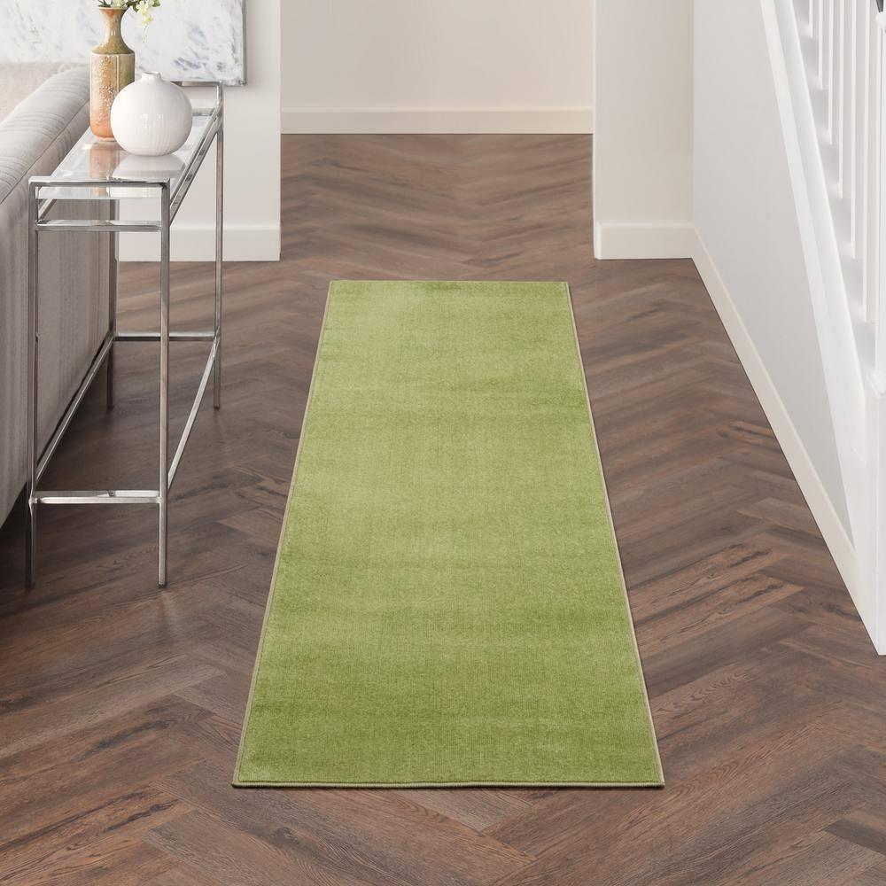 Nourison Nourison Essentials NRE01 Indoor/outdoor Area Rug - Green 2'2" x 10'