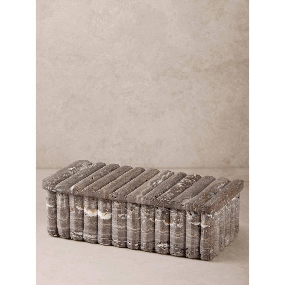Cuba Travertine Decorative Box