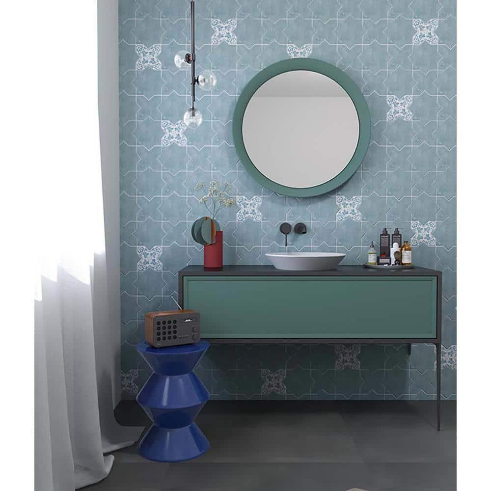 Apollo Tile Siena 5.35'' W x 5.35'' L Ceramic Singular Tile