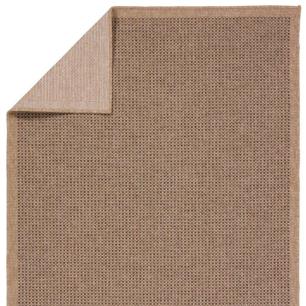 Tolkan Indoor / Outdoor Rug - Brown and Black / 4' x 6'