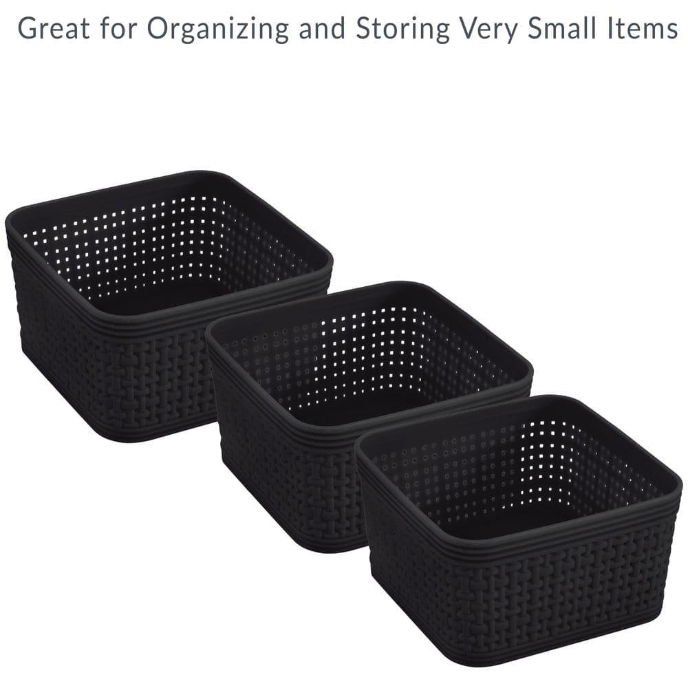 Simplify Simplify Plastic Basket (Set of 6)
