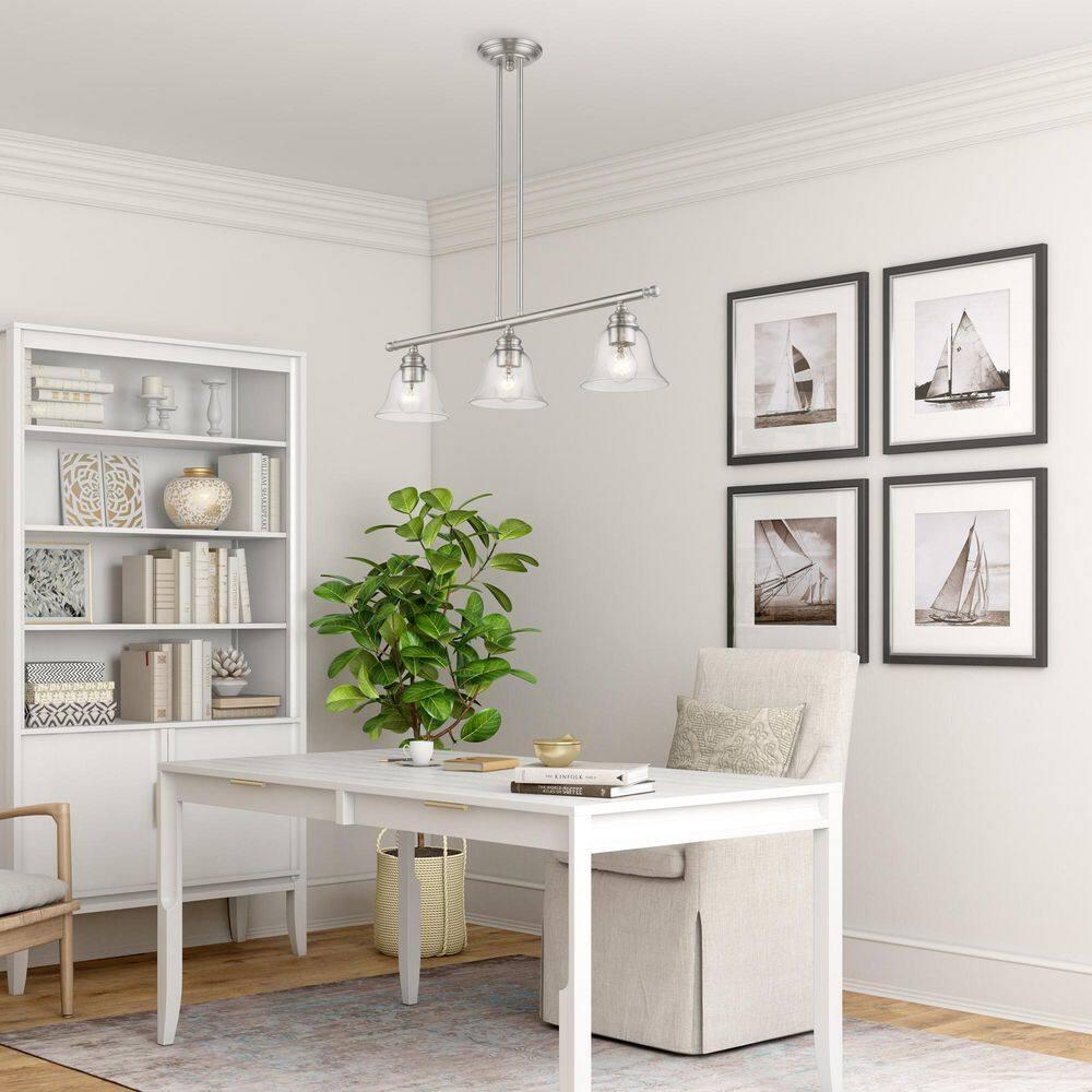 Livex Lighting Moreland 3 - Light Chandelier in  Brushed Nickel