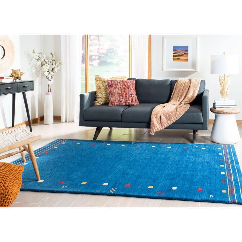 Himalaya HIM563 Handmade Area Rug - 8'x10' - Blue - Safavieh