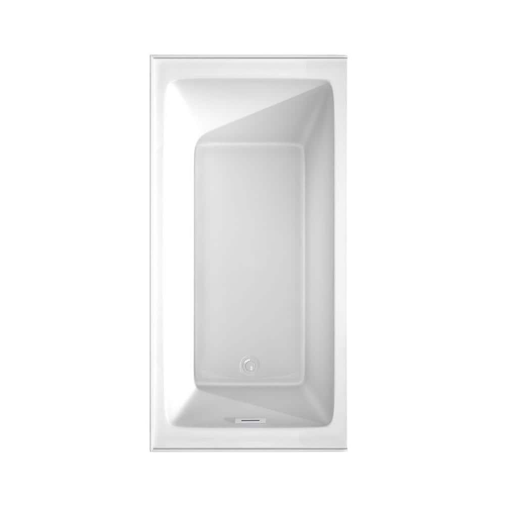 Grayley 60'' x 30'' Alcove Soaking Acrylic Bathtub