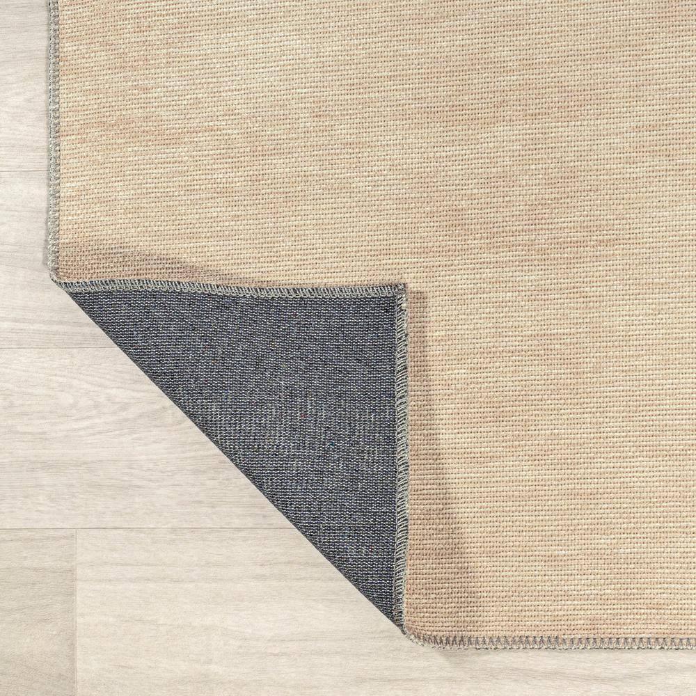 4' x 6' Cirkel Minimalist Geometric Dot Machine-Washable Area Rug, Cream/Olive - JONATHAN Y