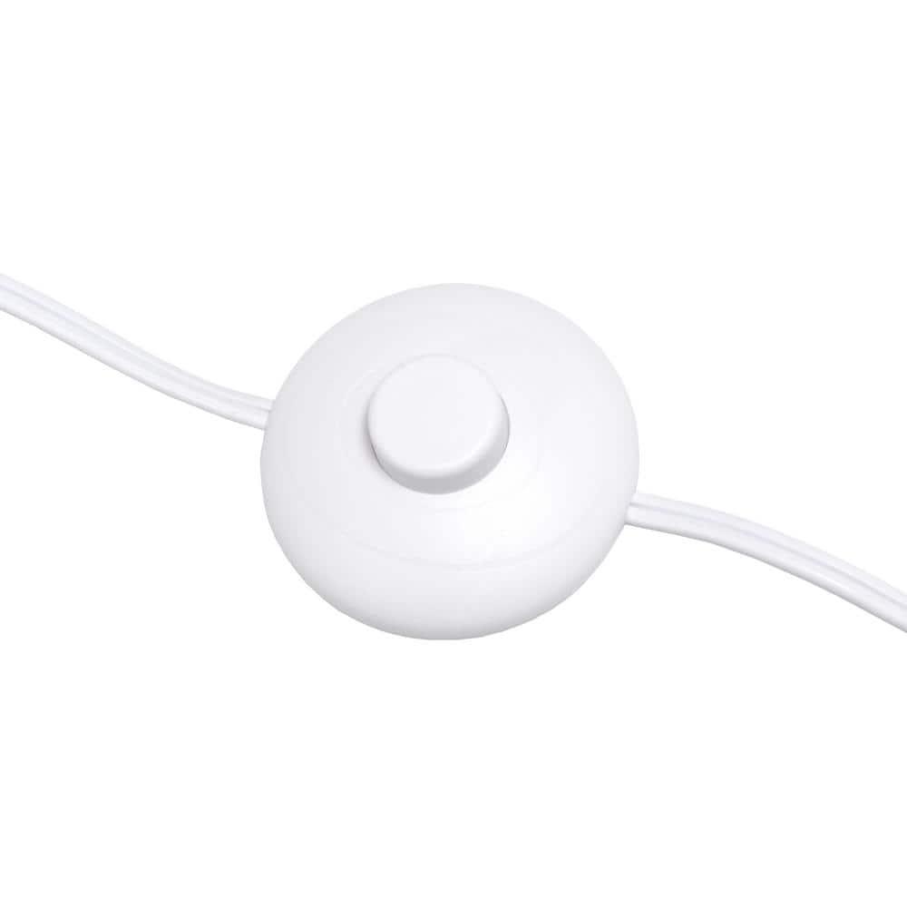 Simple Designs 55.91" Industrial Farmhouse Fusion Adjustable Cage Wire Accent Floor Lamp Gray