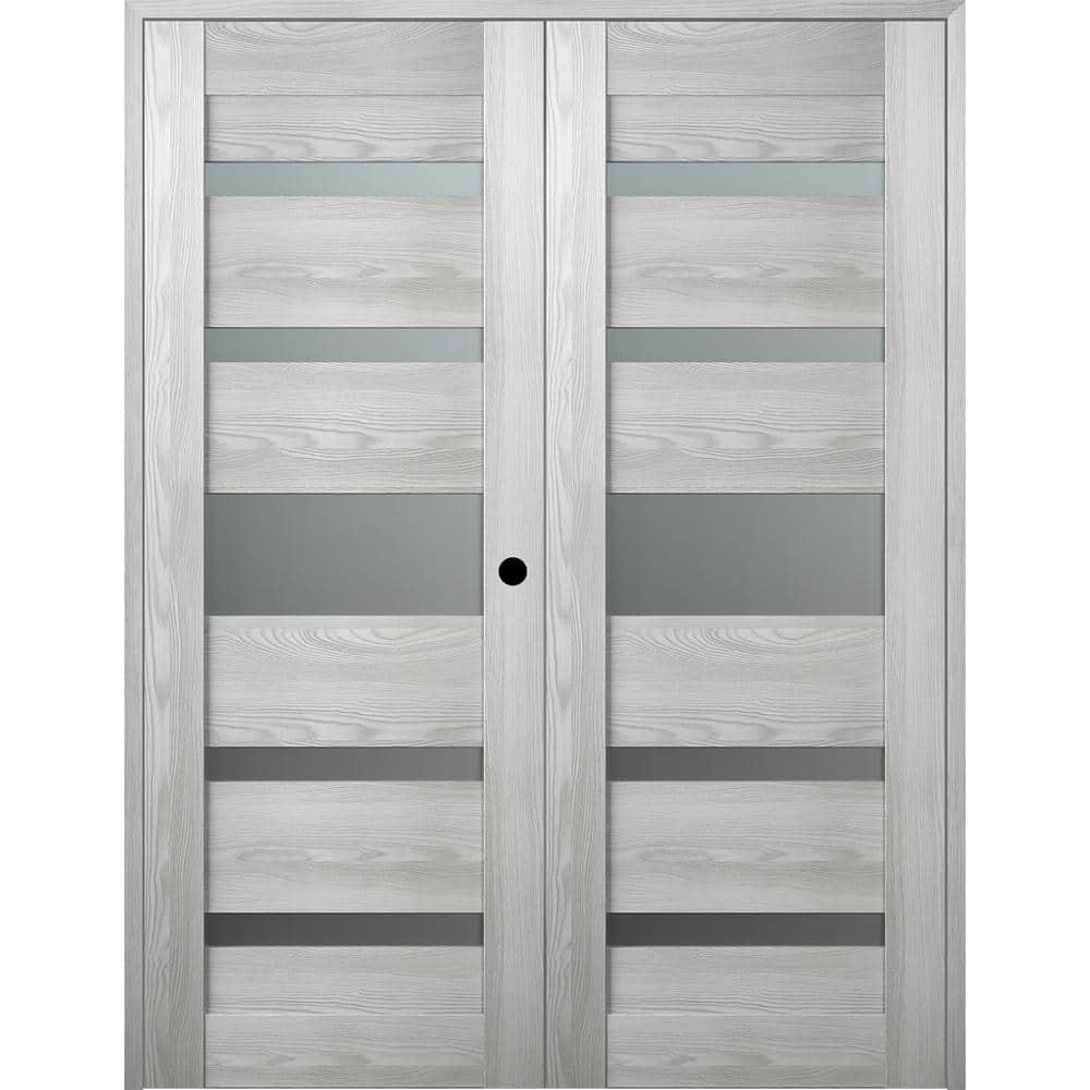 Belldinni Avon 07-05 Solid + Manufactured Wood Paneled French Doors