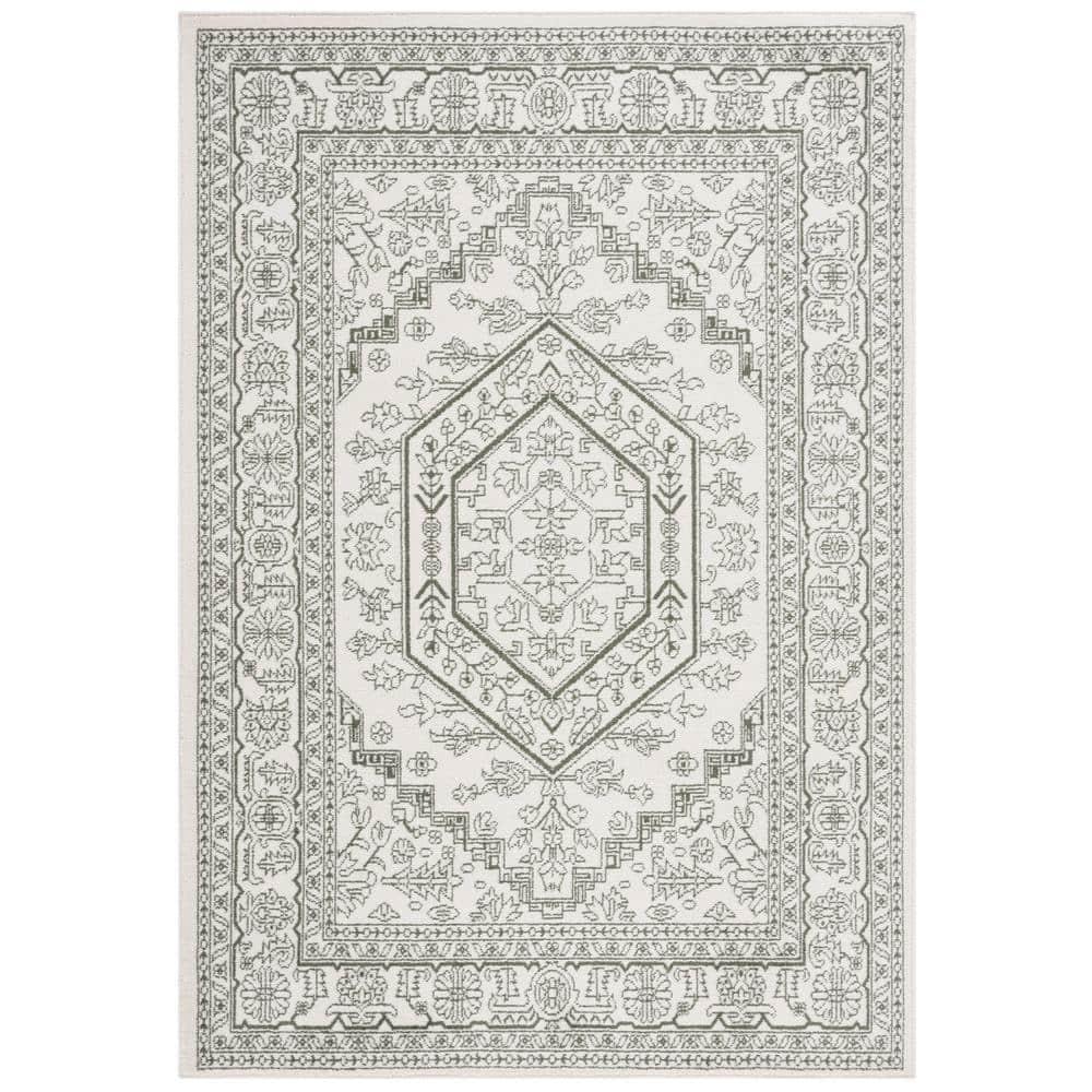 SAFAVIEH Adirondack Xavier Oriental Area Rug, Ivory/Dark Green, 8' x 10'