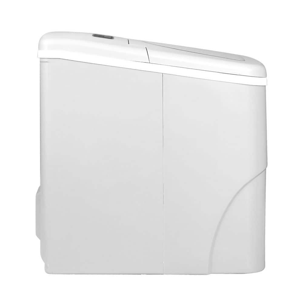 Frigidaire Ice Maker with 26 lbs. Capacity Countertop Stainless Steel Ice Maker with Transparent Window