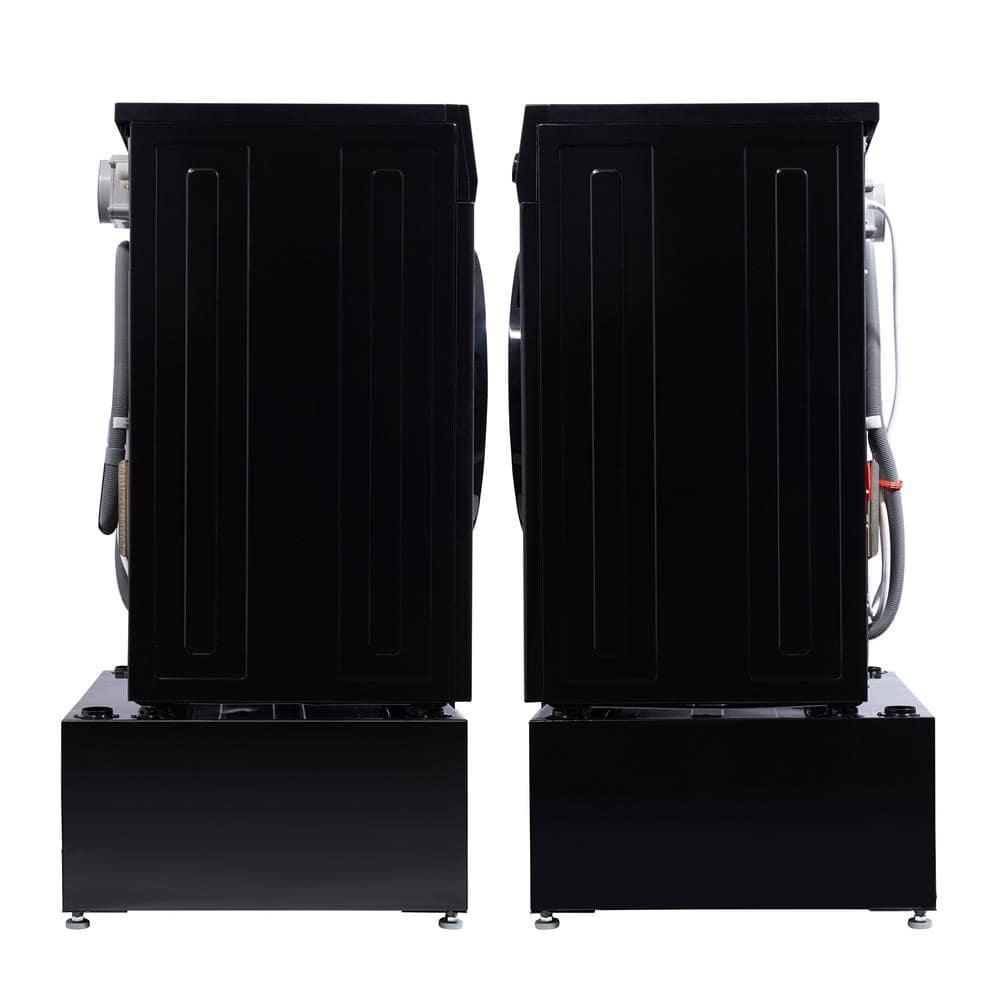 All-in-one Washer Dryer CONVERTIBLE PET Sanitize Cycle 15 lbs 1400RPM+Pedestal