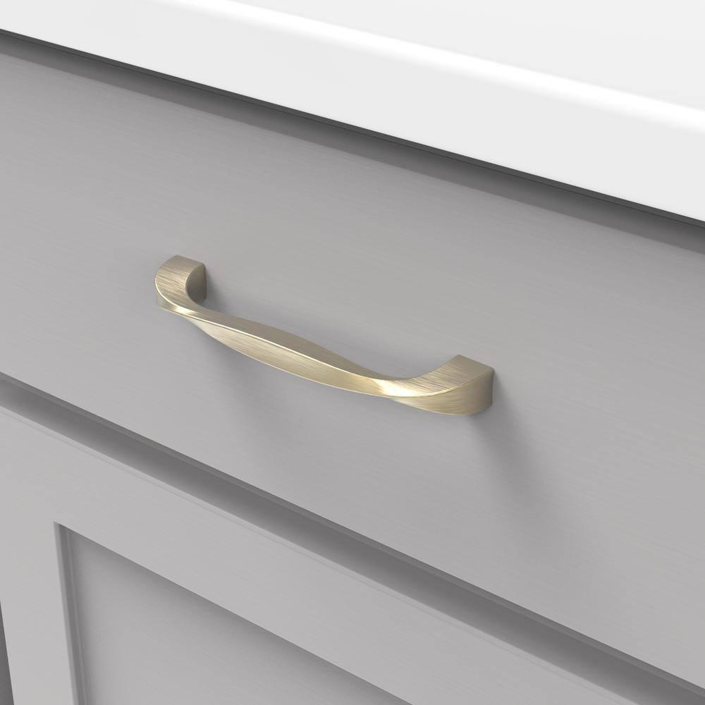 Twist Kitchen Cabinet Handles, Solid Core Drawer Pulls for Cabinet Doors, 5-1/16" (128mm)