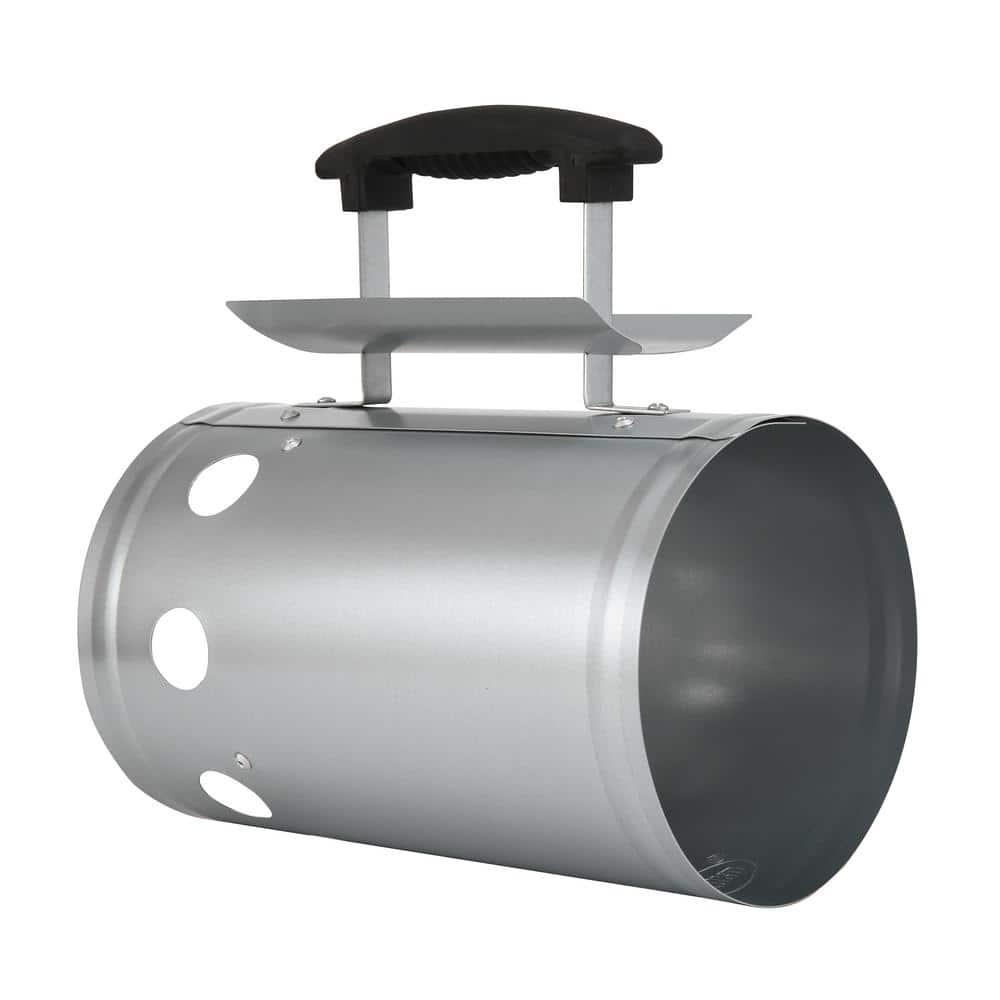 Kingsford Quick Start Zinc-Plated Steel Charcoal Chimney Starter