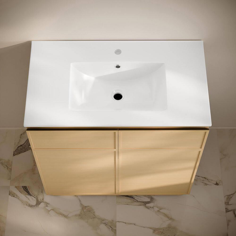 Swiss Madison St. Tropez 36" Freestanding Bathroom Vanity With Sink Top