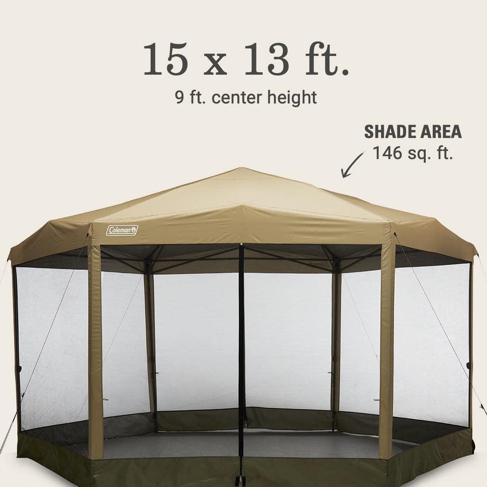 Coleman 13'x15' Back Home Screened Shelter Canopy Tent