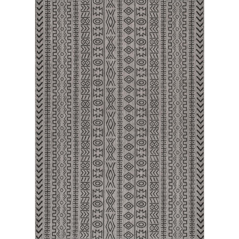 Nuloom Indoor and Outdoor Jamie Area Rug, 6' 3" x 9' 2", Gray