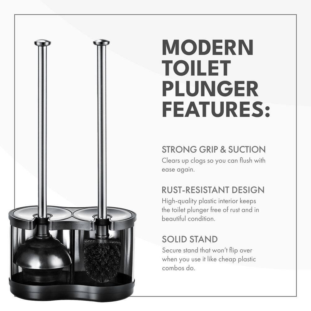 FAST APPLIANCES LLC Stainless Steel Toilet Brush And Holder | Wayfair
