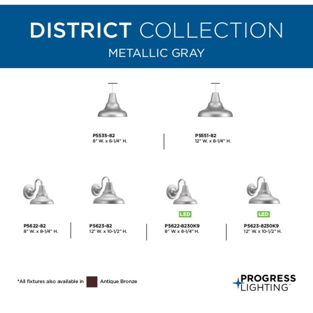 District Collection One-Light Medium Hanging Lantern