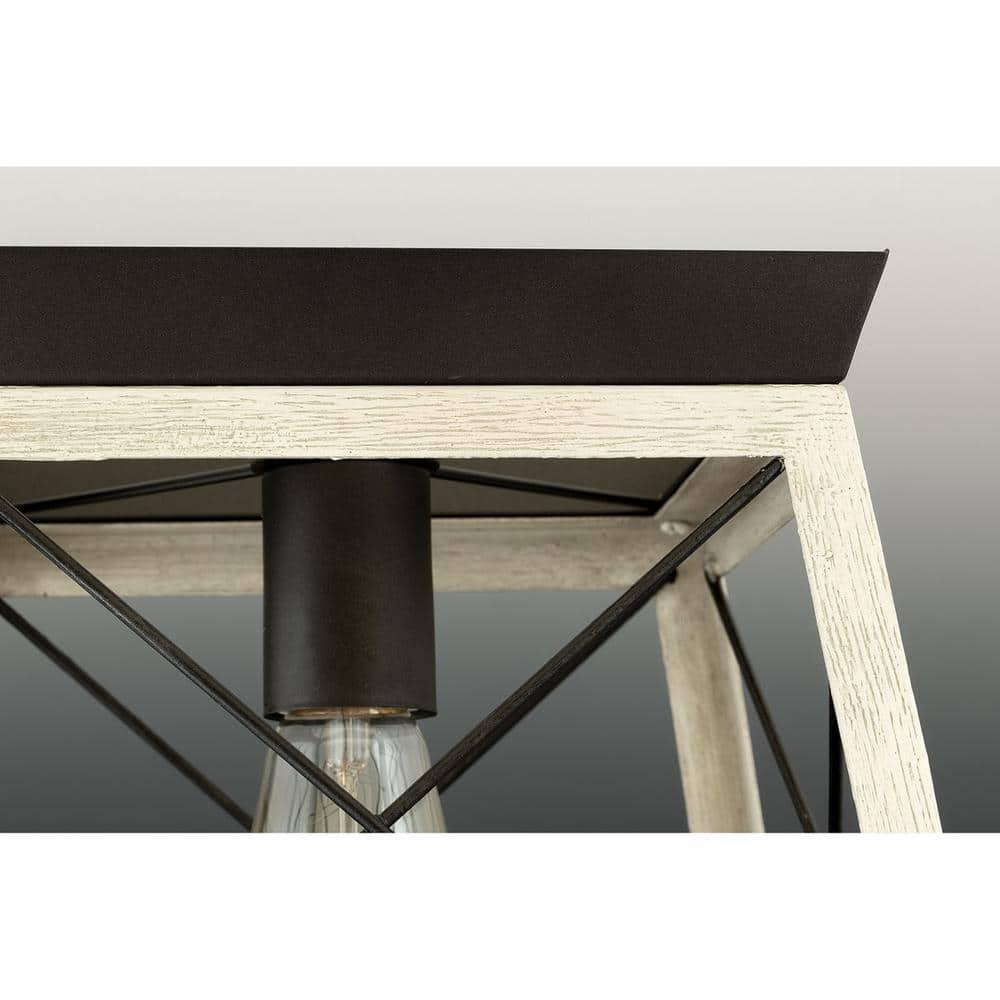 Progress Lighting, Briarwood, 1-Light Wall Sconce, Graphite, Faux Wood, Collection: Briarwood 1-Light Wall Sconce