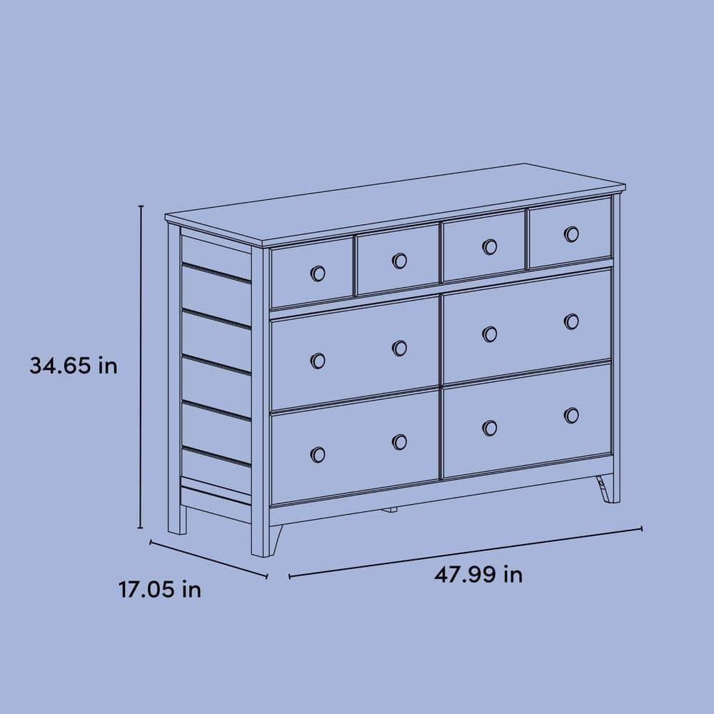 Moss 6 Drawer Double Dresser
