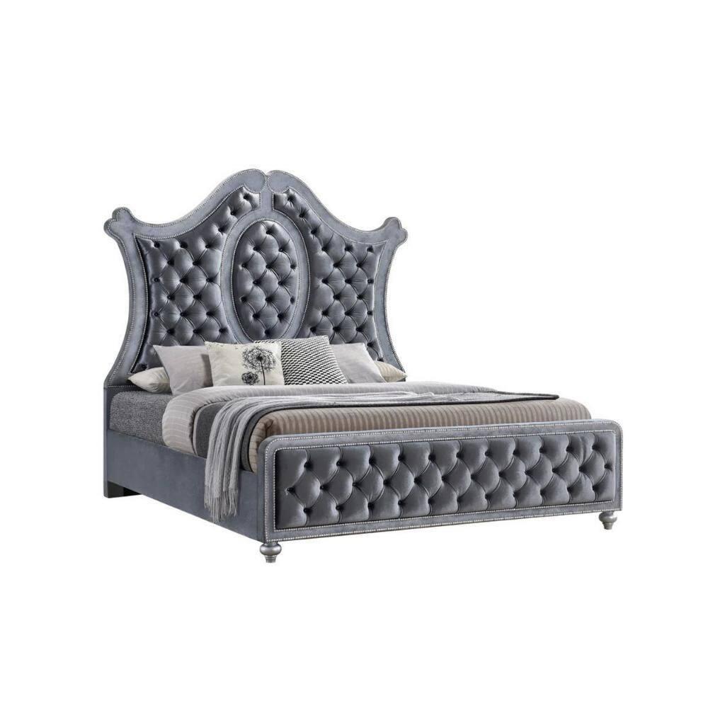 Benjara Rall Upholstered Bed