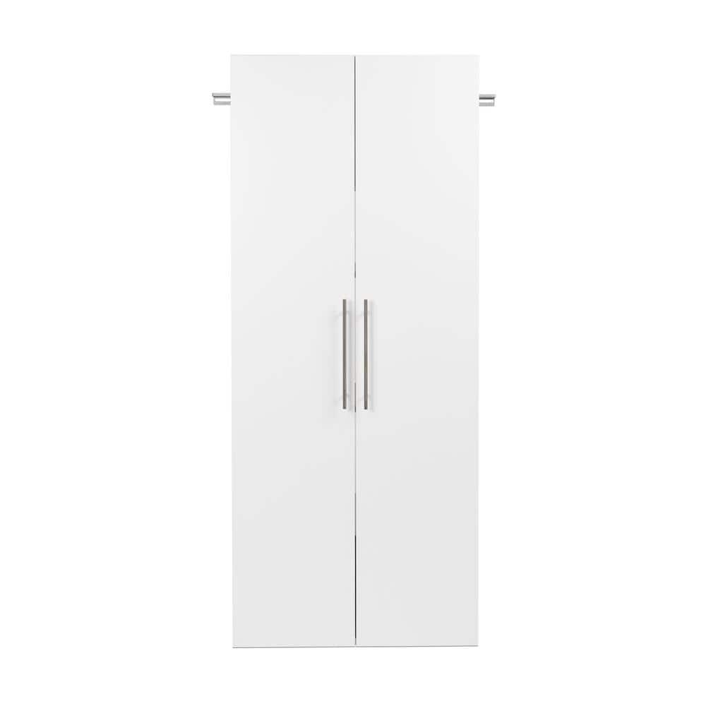 30" Hangups Large Storage Cabinet White - Prepac: Wall Mounted, Workshop & Office Organizer