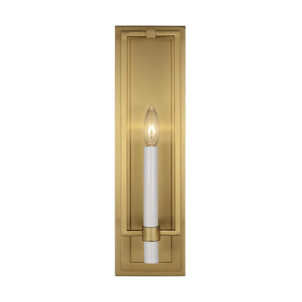 Marston Burnished Brass 18" Direct Wired Wall Sconce