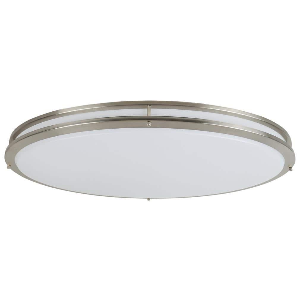 Design House, 587261 32-inch LED Ceiling Light, Dimmable, Bed Hall Kitchen Entry, Brushed Nickel