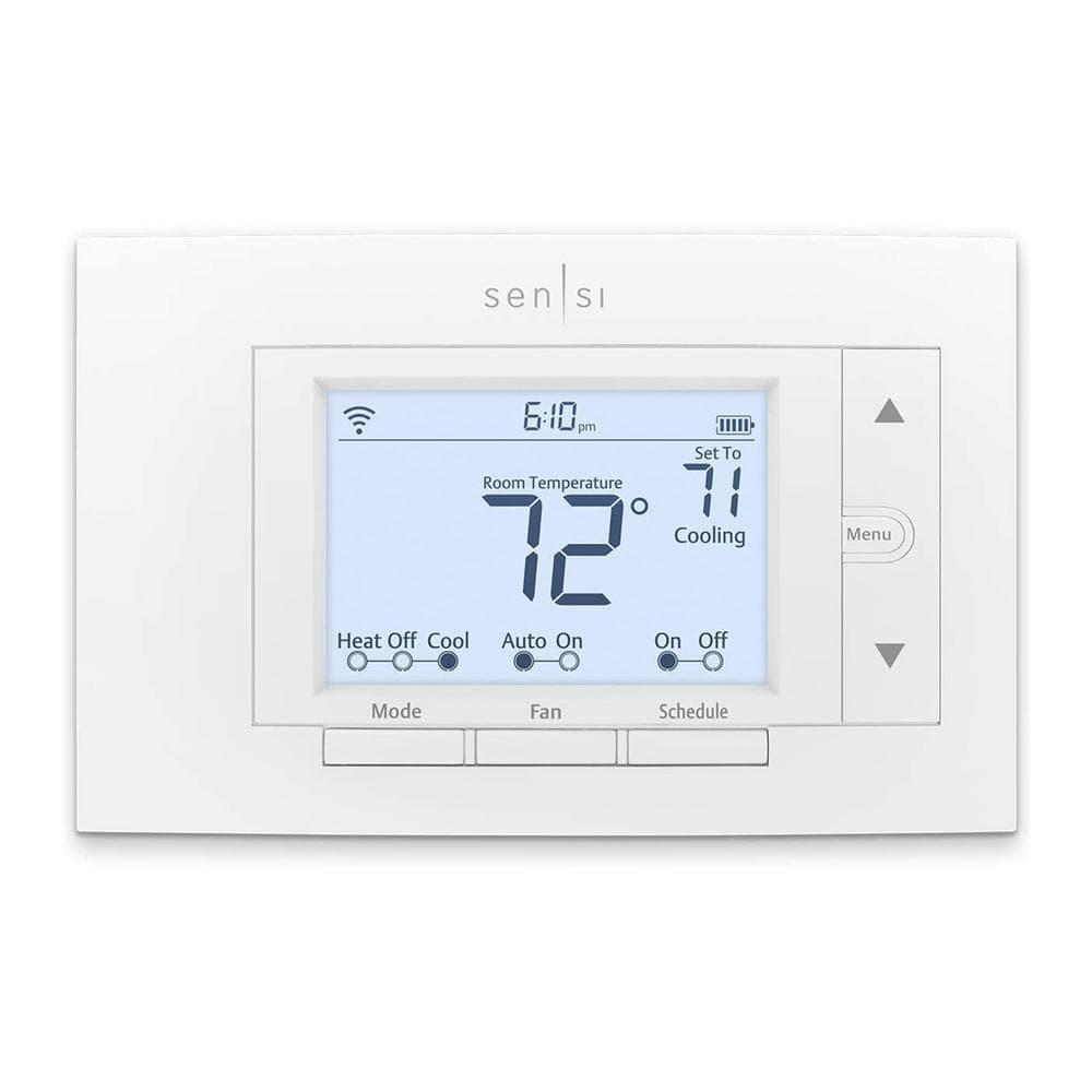 Sensi Smart Programmable Wi-Fi Thermostat-White