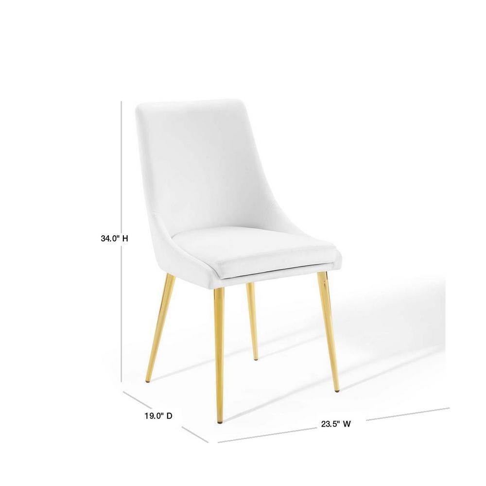 Modway Viscount Modern Accent Performance Velvet Dining Chair