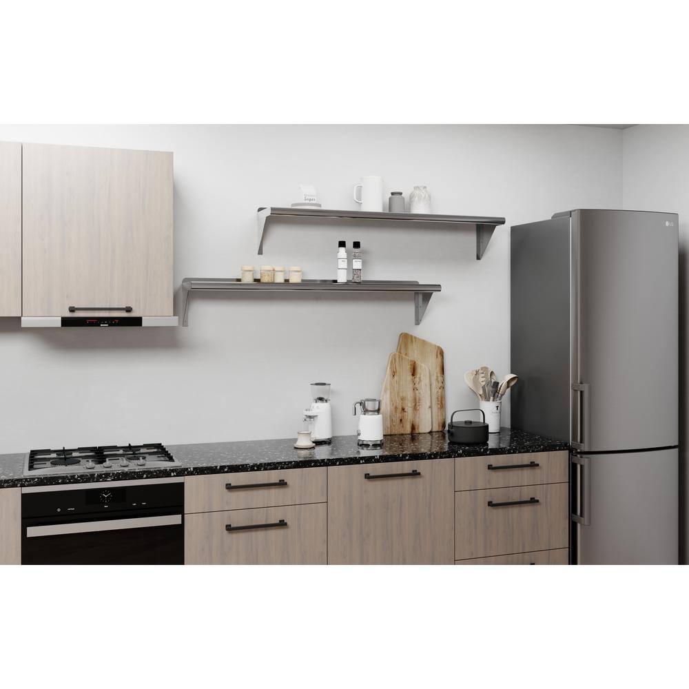 AmGood 10 in. x 48 in. Stainless Steel Wall Shelf | NSF Certified | Appliance & Equipment Metal Shelving | Kitchen, Restaurant, Garage, Laundry, Utility Room