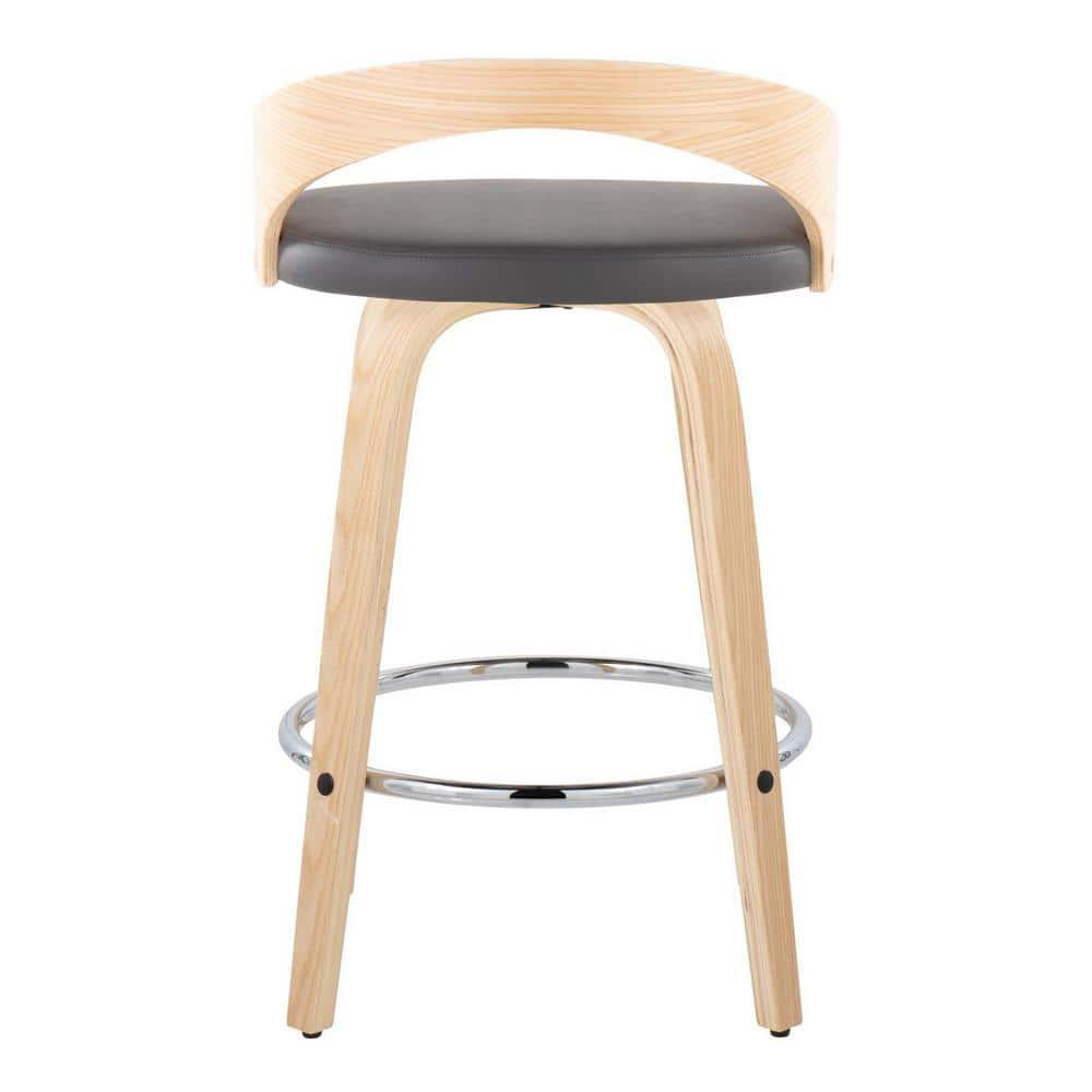 Grotto Swivel Upholstered Counter Stool
