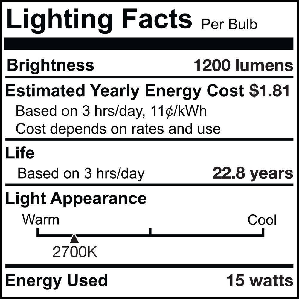120 Watt Equivalent PAR38 E26/Medium (Standard) Dimmable LED Bulb
