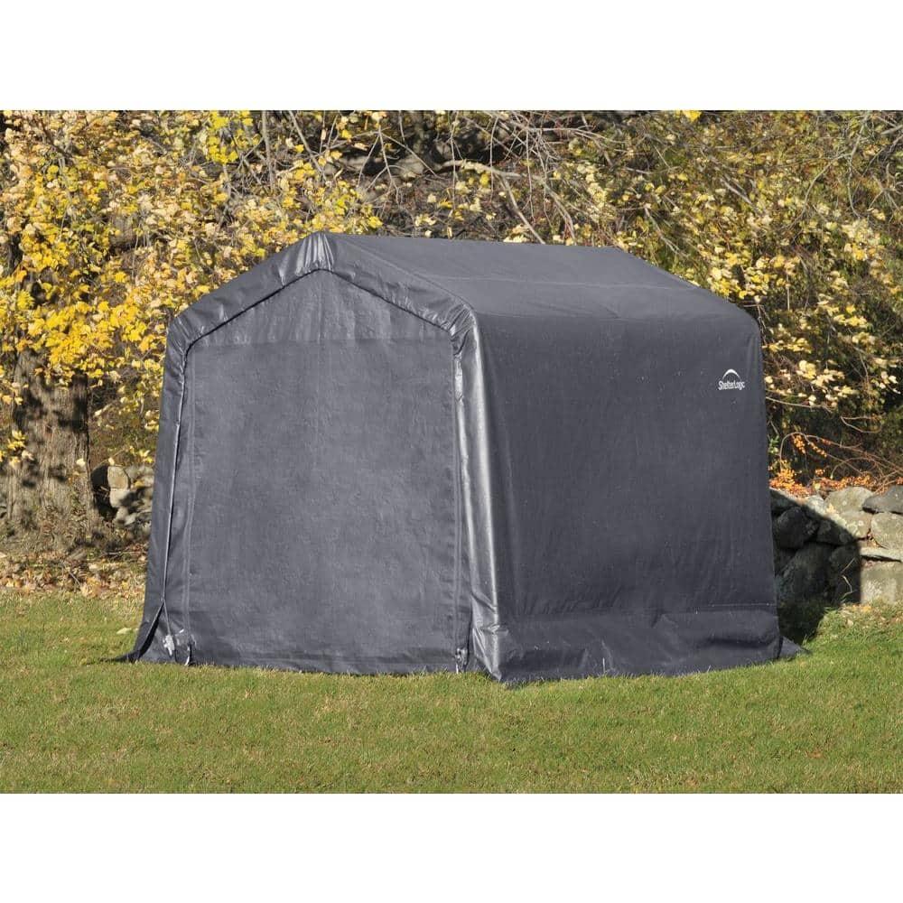 ShelterLogic ShelterLogic Shed-in-a-Box 8 x 8 x 8 ft Peak Gray