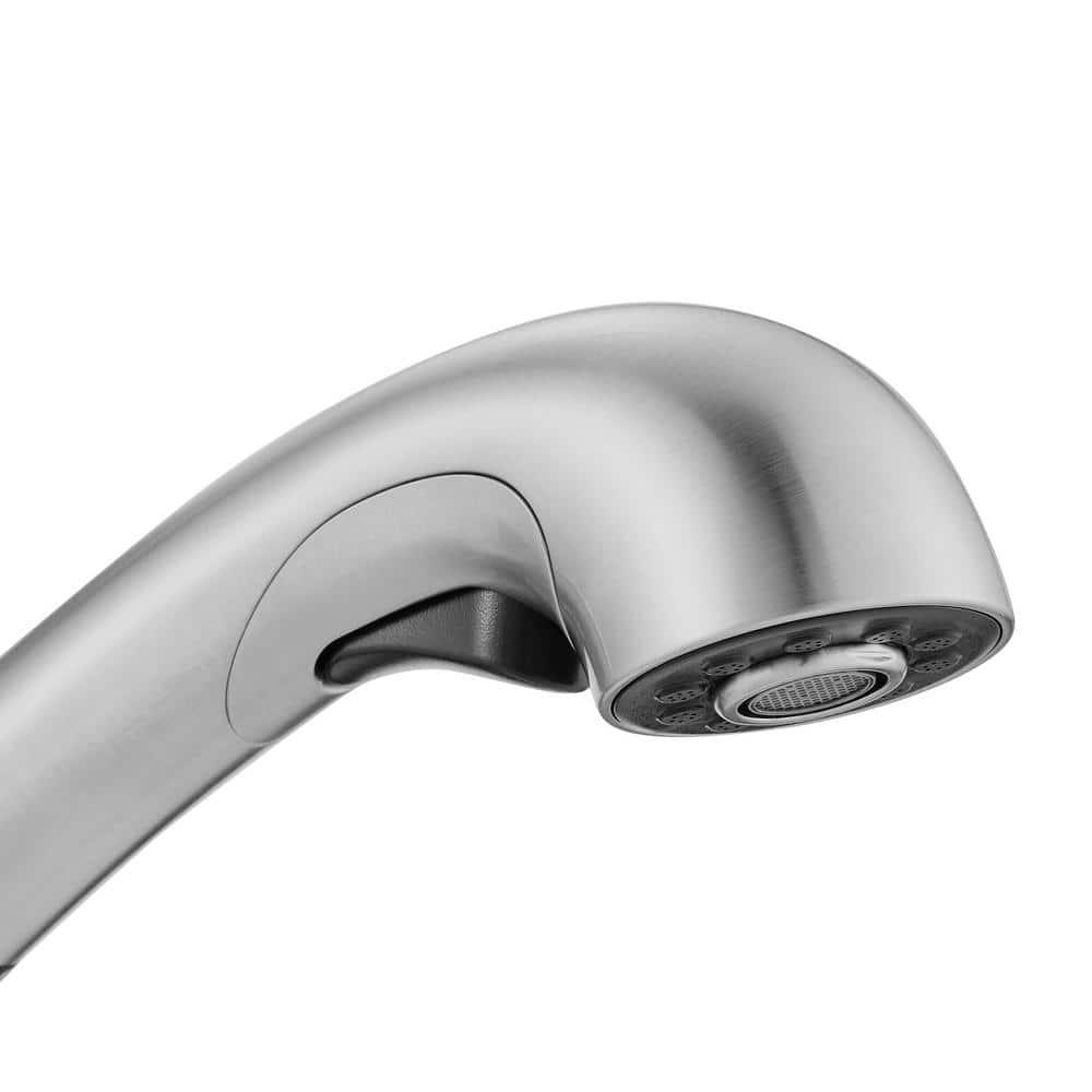 Glacier Bay Market Single-Handle Pull-Out Sprayer Kitchen Faucet in Stainless Steel