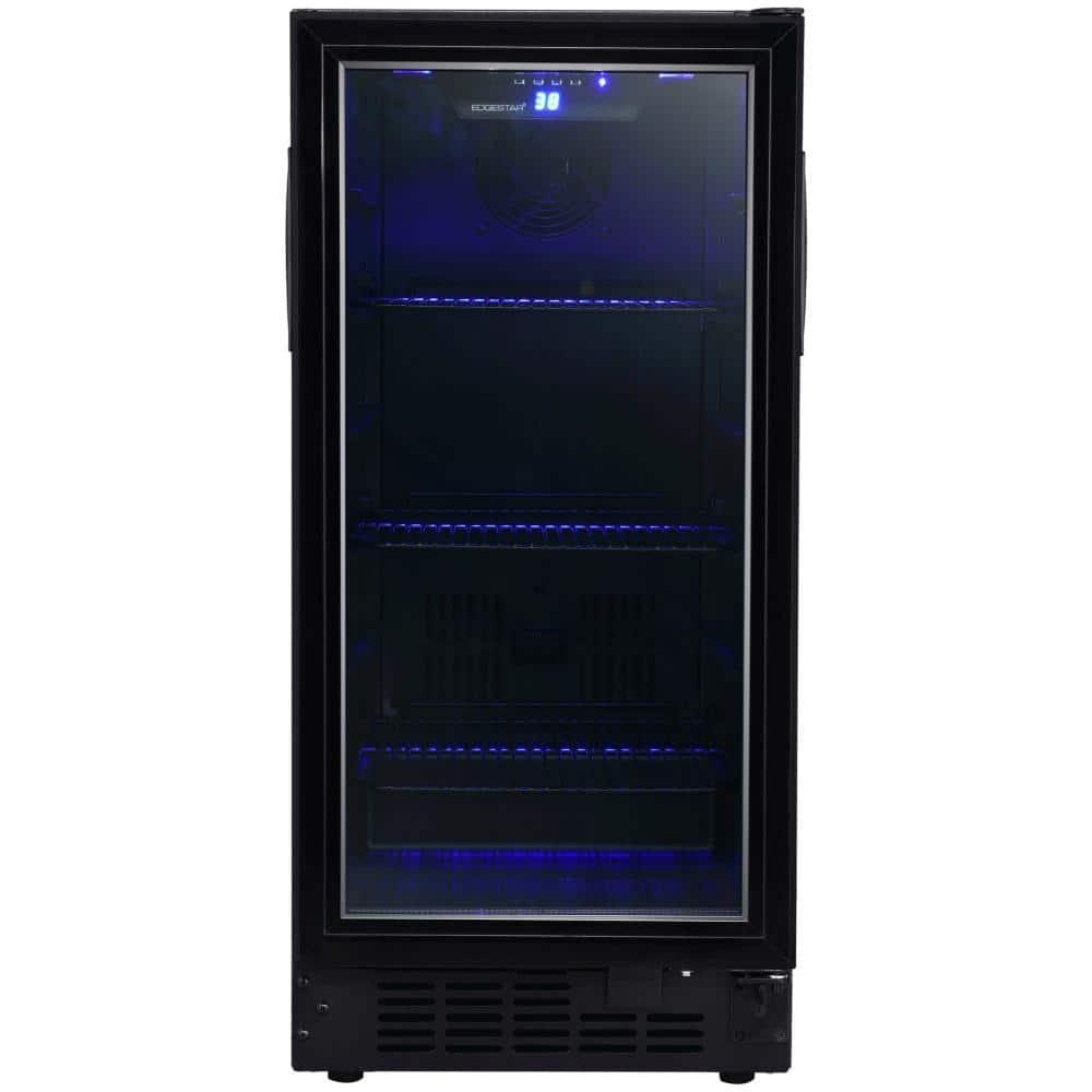 EdgeStar BBR901BL 15 Inch Wide 80 Can Built-In Beverage Center with Slim Design