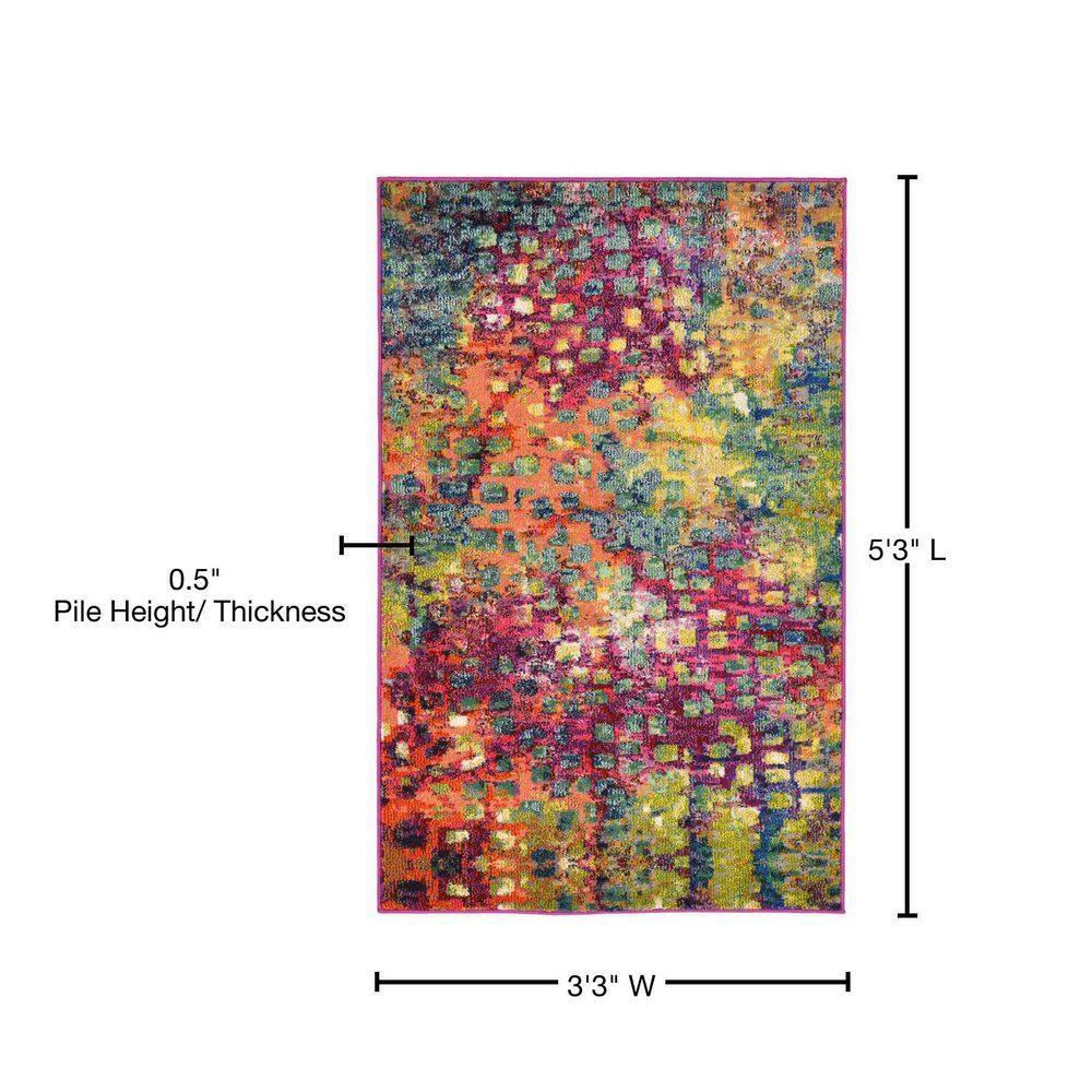Unique Loom 3' 3 x 5' 3 Jardin Ivy Multi Area Rug