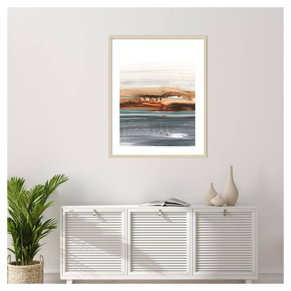 Amanti Art 33"x41" Sienna Dunes II by Ethan Harper Wood Framed Wall Art Print