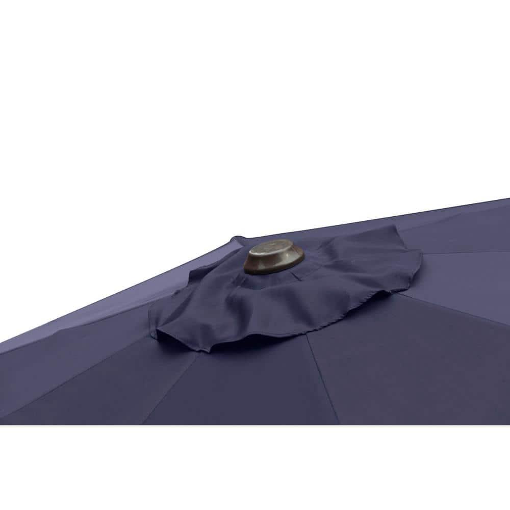 Westin Outdoor 9.50" Navy Blue Solid Round Market Patio Umbrella, UV Resistant