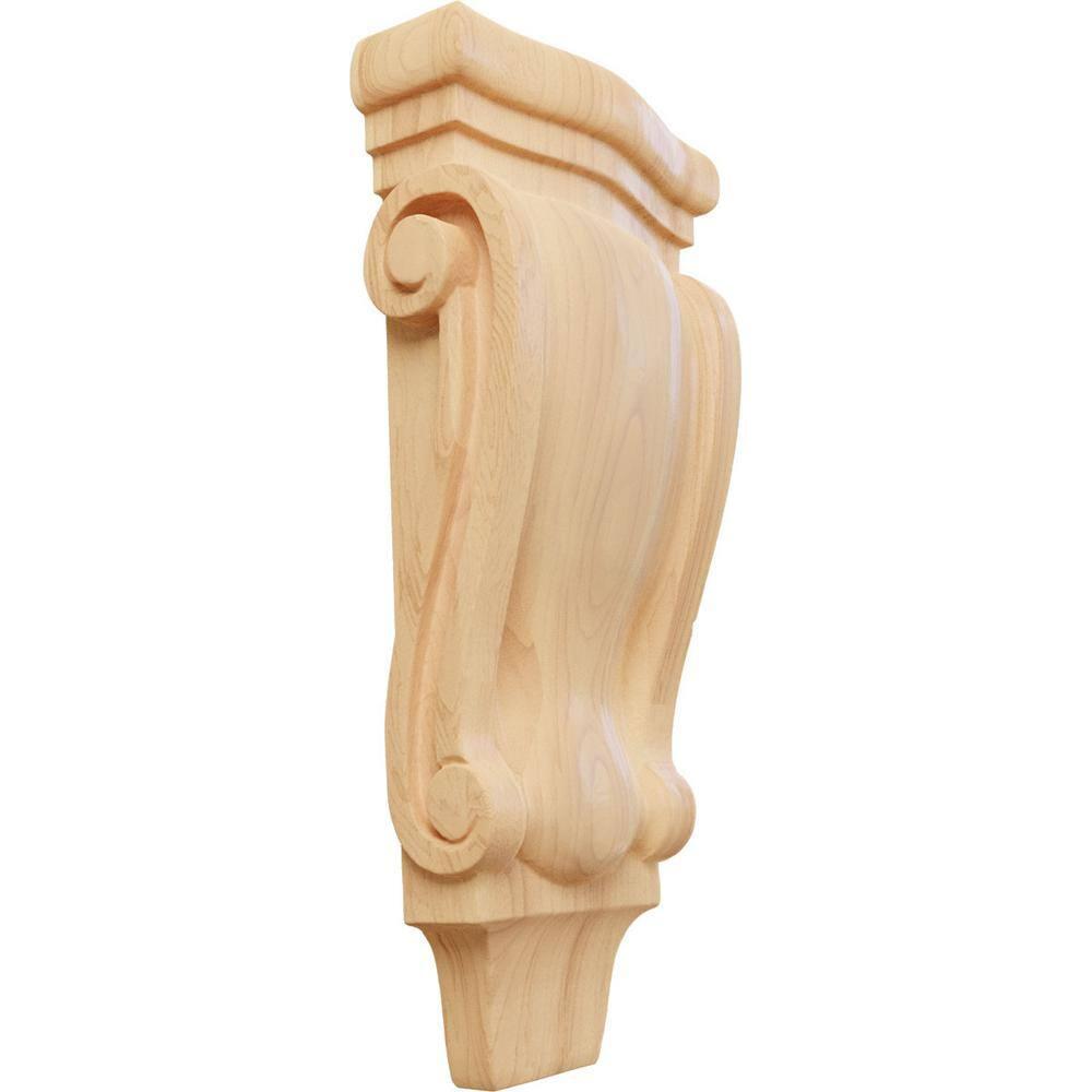 Ekena Millwork Small Traditional Pilaster Wood Corbel