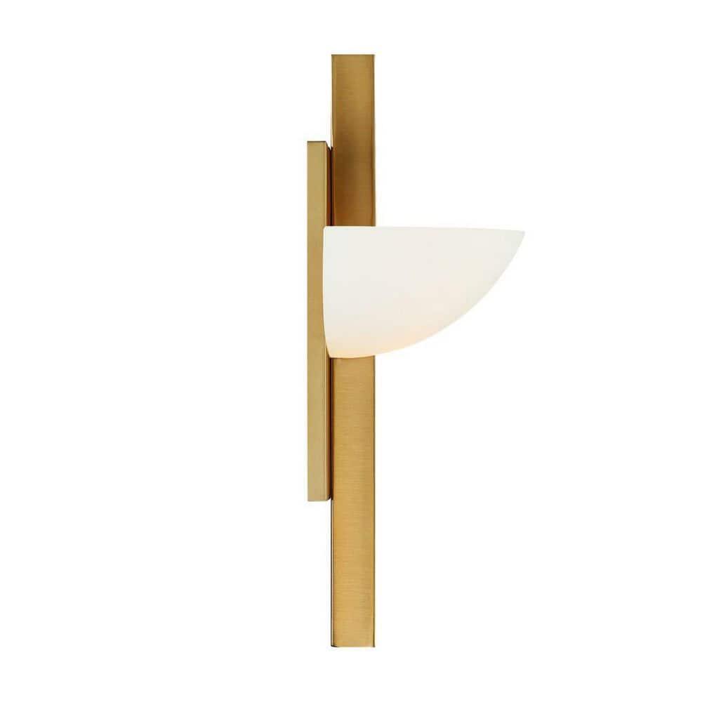 Savoy House Fallon 1 - Light Wall Light in  Warm Brass