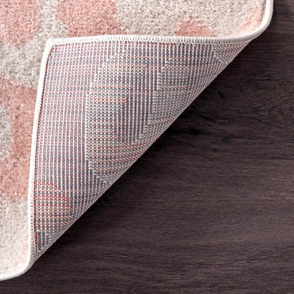 nuLOOM Annette Modern Leopard Print Area Rug, 4' x 6', Baby Pink