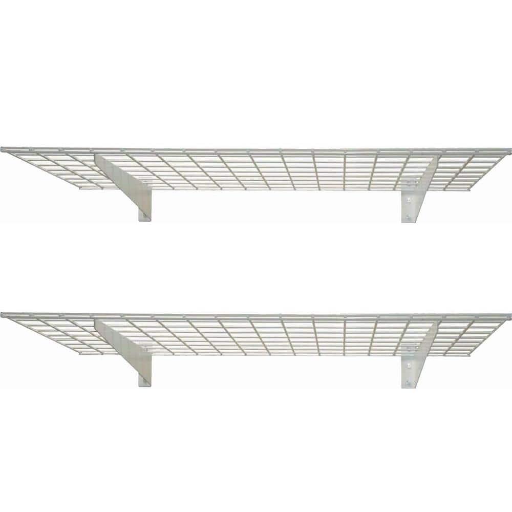 Hyloft HyLoft Steel Wall Garage Storage Shelves, Pack of 2-Shelves (Set of 2)