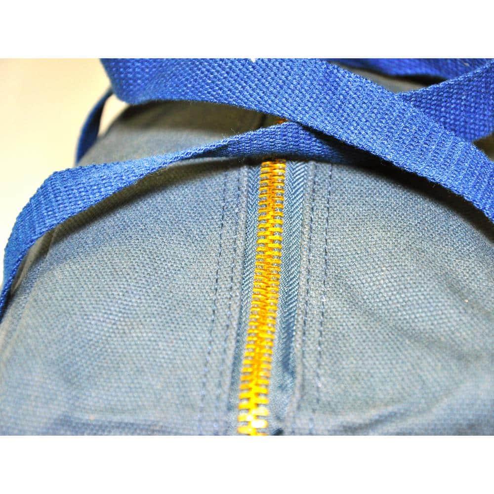 G & F Products New Tool Bag, Mechanics Style, Brass Zipper, Side Pockets, Grey, 11 Inch Long, 1 Pack