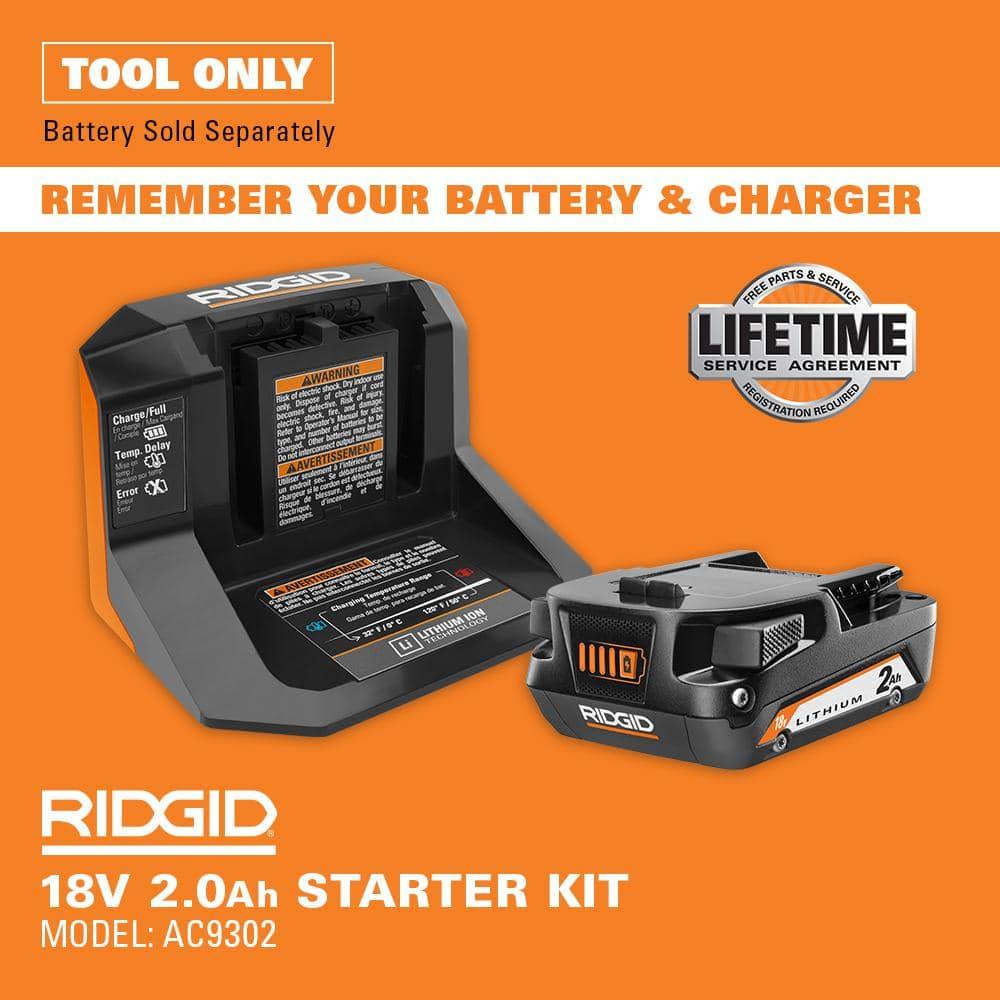 RIDGID 18V Hybrid Jobsite Radio with Bluetooth Technology (Tool Only)