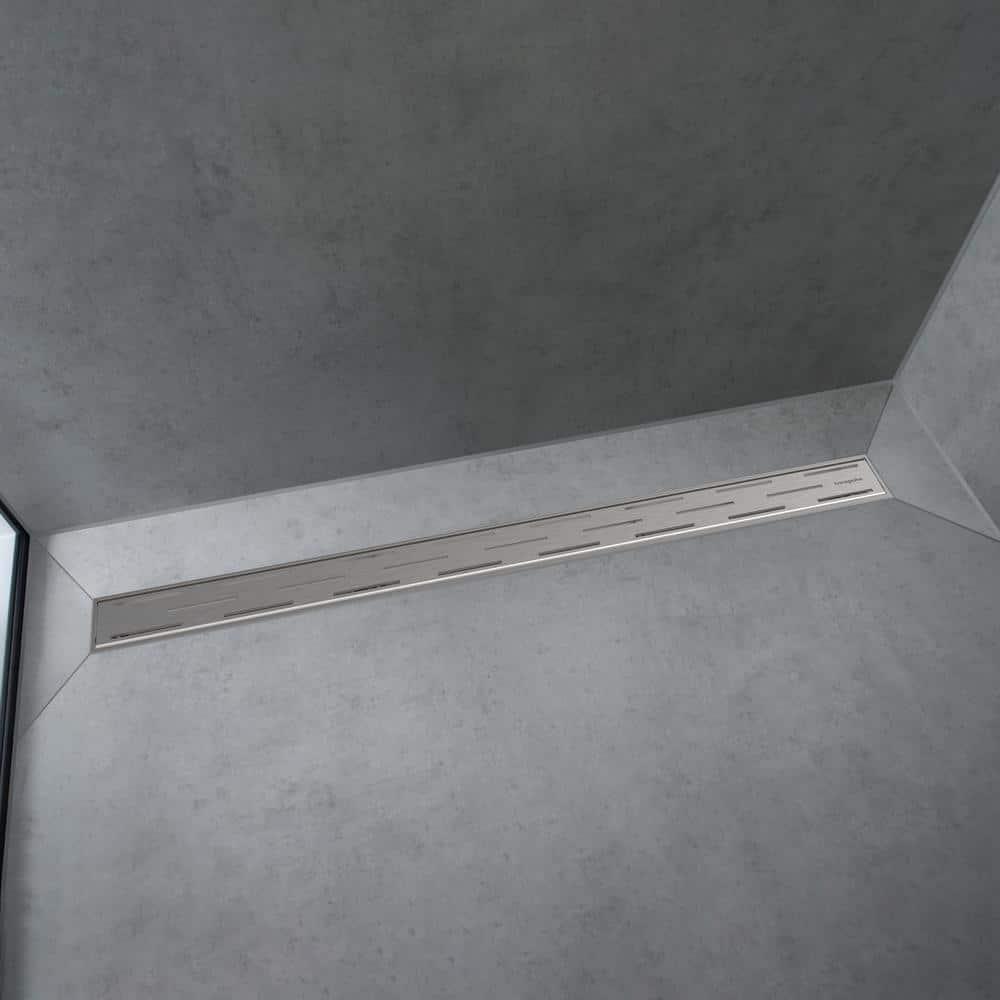 Rain Match Trim Classic 59 1/8" Linear Grid Shower Drain